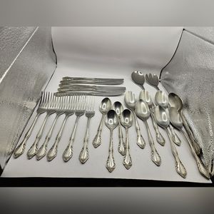 Set of 24 Estia CASCADE pattern stainless Estia Korea Silverware Used Condition